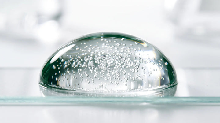 NAD+ cellular energy: Macro photo of nutrient gel with nano-bubbles for DNA repair | RevitaPlus ScienceBits